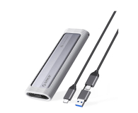 Orico M.2 NVME/NGFF USB-C/USB-A na USB-C 6Gb/s / 10Gb/s - szara - 1343412 - zdjęcie 1